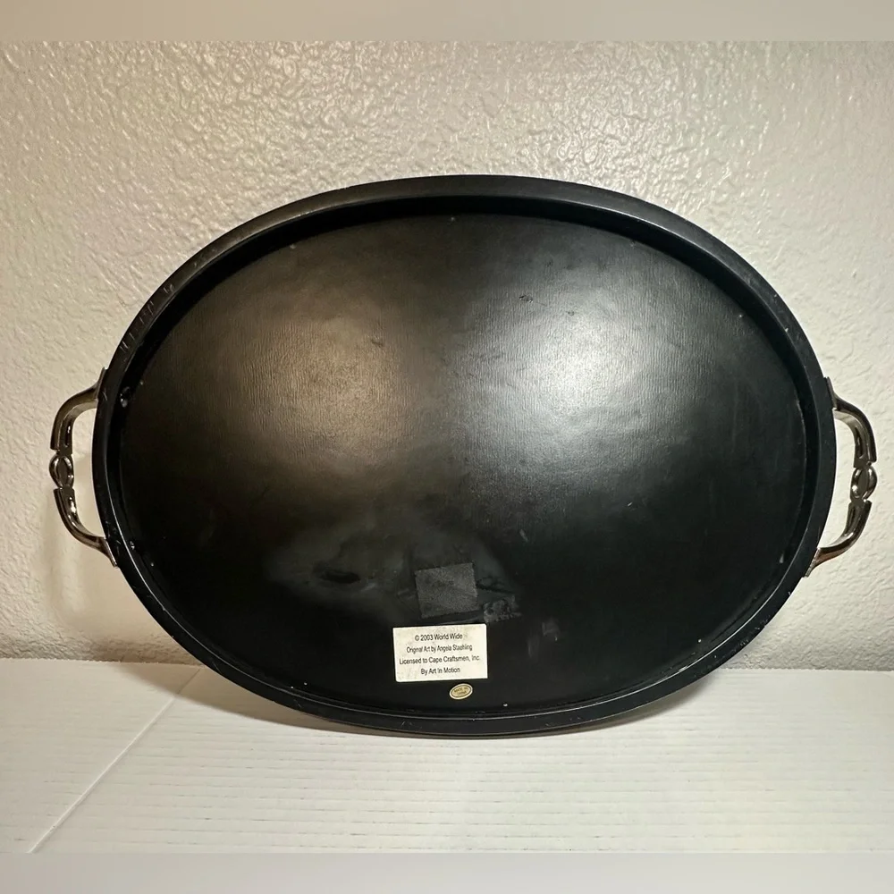 Oval Serving Tray Original Art on Tray by Angela Staehling Opera Singing‎ Music